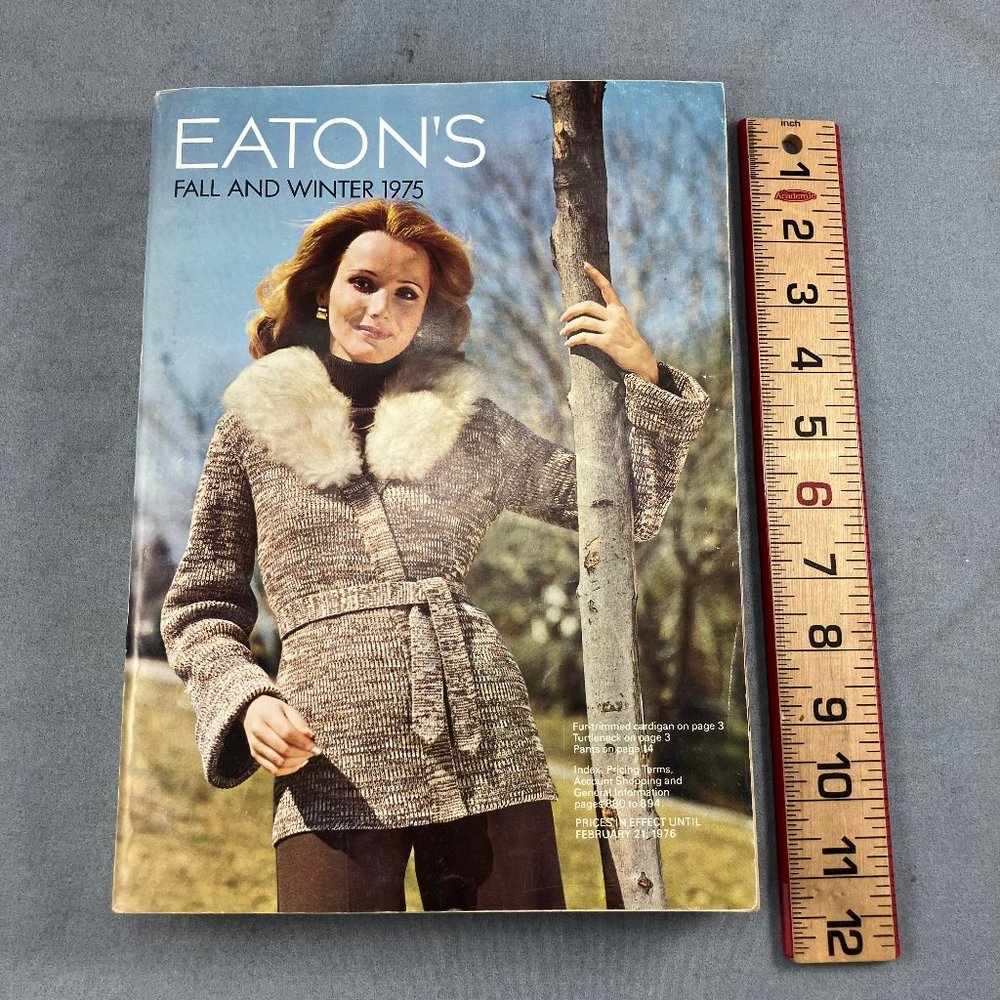 Eaton's Fall & Winter 1975 Catalog Vintage Fashion & Home Goods 894 Pages